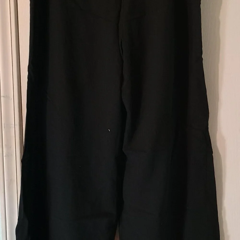 Lauren Ralph Lauren/Sailor Dress Pants/Women 12/Black/High Waist Wide Leg - Picture 7 of 7